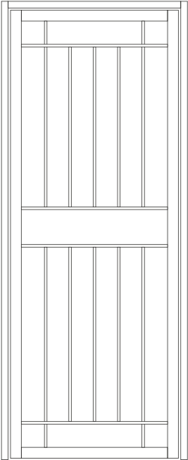 Cobar steel door