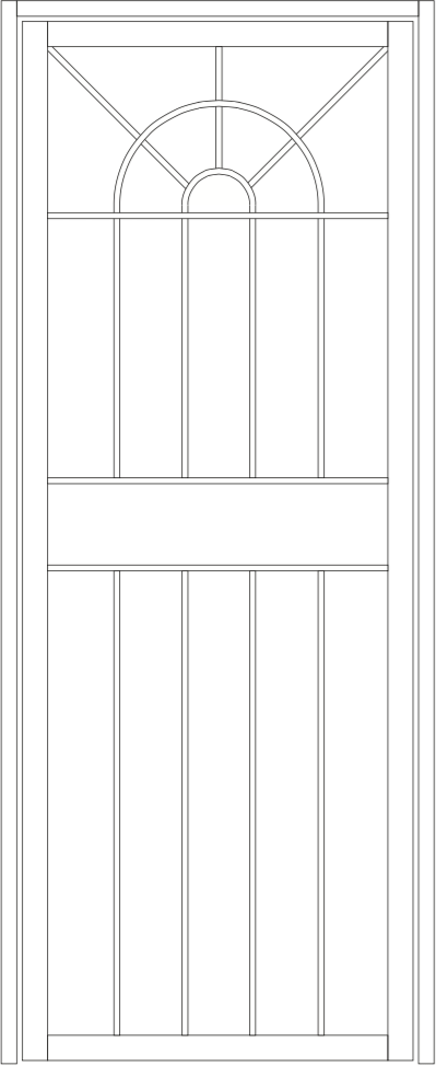 Oberon steel door