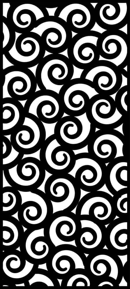 Swirl laser cut design